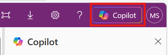 Screenshot of Microsoft 365 Copilot in the canvas app