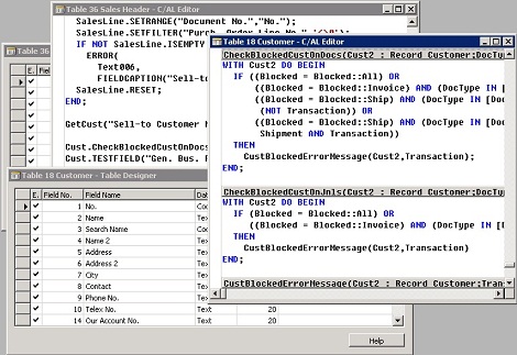 GotoDef_FromCALEditor_UserFunc_Object_Result Screenshot that shows the object opened in the corresponding designer.