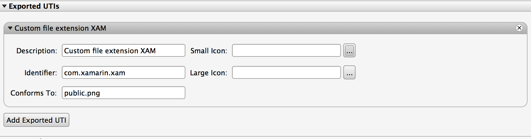 UTIs Editor
