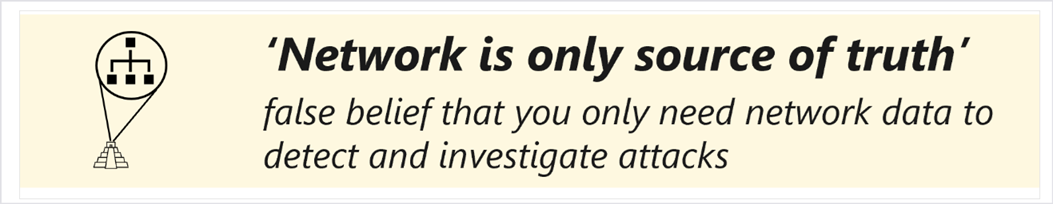 Diagram explaining that networks aren't the only source of truth.