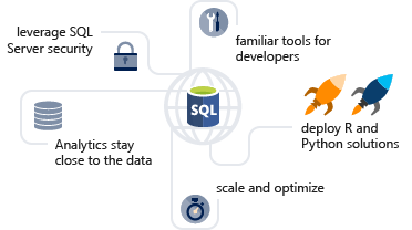 Machine Learning Services Value Add Goals of integration with SQL Server