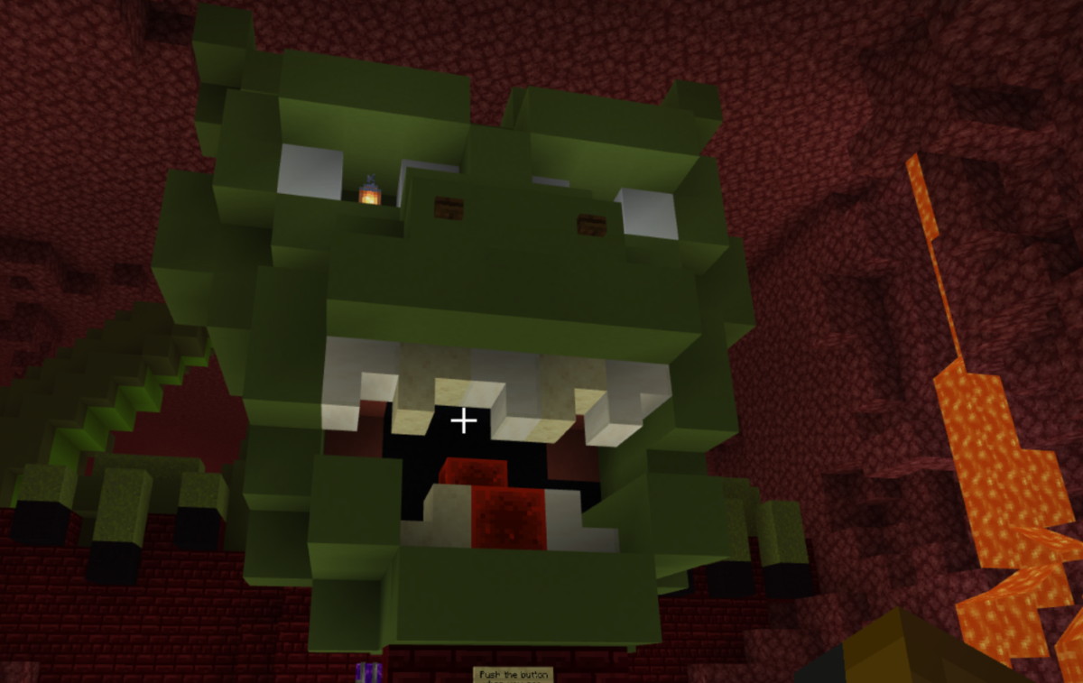Screenshot from Mindful Knight Minecraft Game - The Dragon