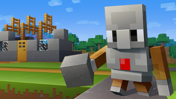 Screenshot of the Minecraft agent.
