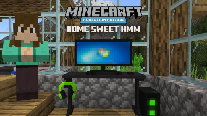 Screenshot of Home Sweet Hmm lesson opening screen.