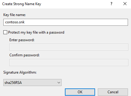 Screenshot of the key file name.