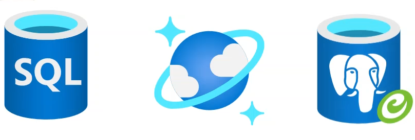 Screenshot of video showing Azure data icons.