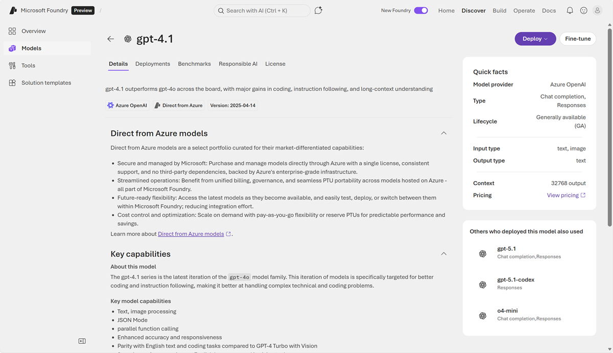 Screenshot of a selected model.