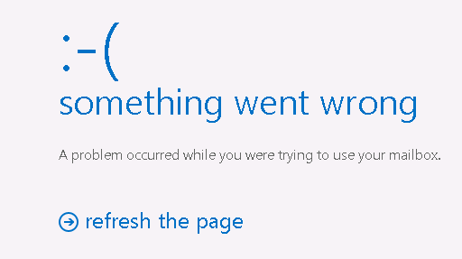 OWA logon error message 