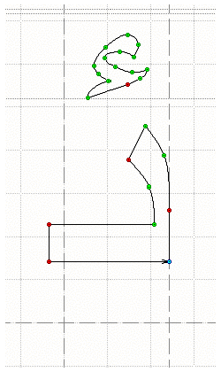 Right to left language letters overlap on the left side