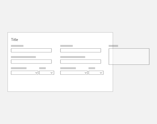 form with 3 columns