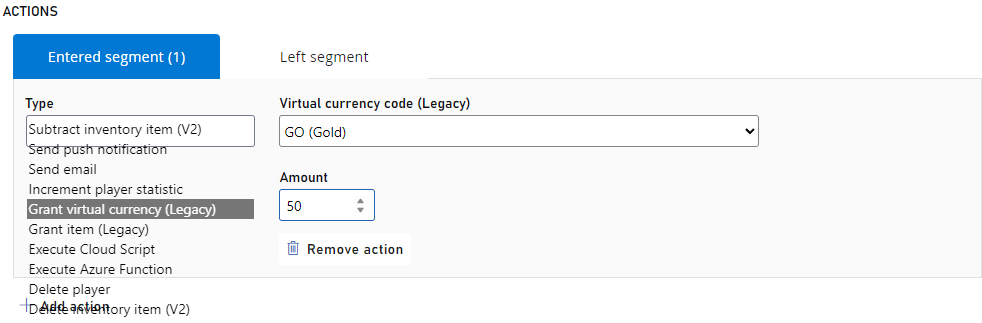 Grant Virtual Currency