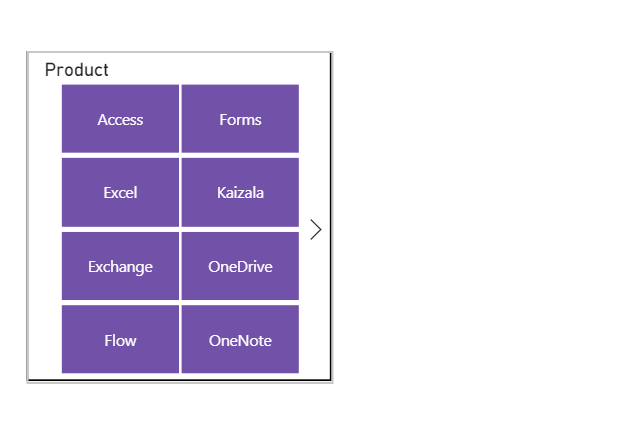 Power BI responsive slicer.