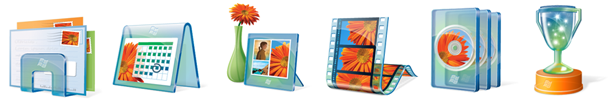 figures of stamps and calendars used for branding