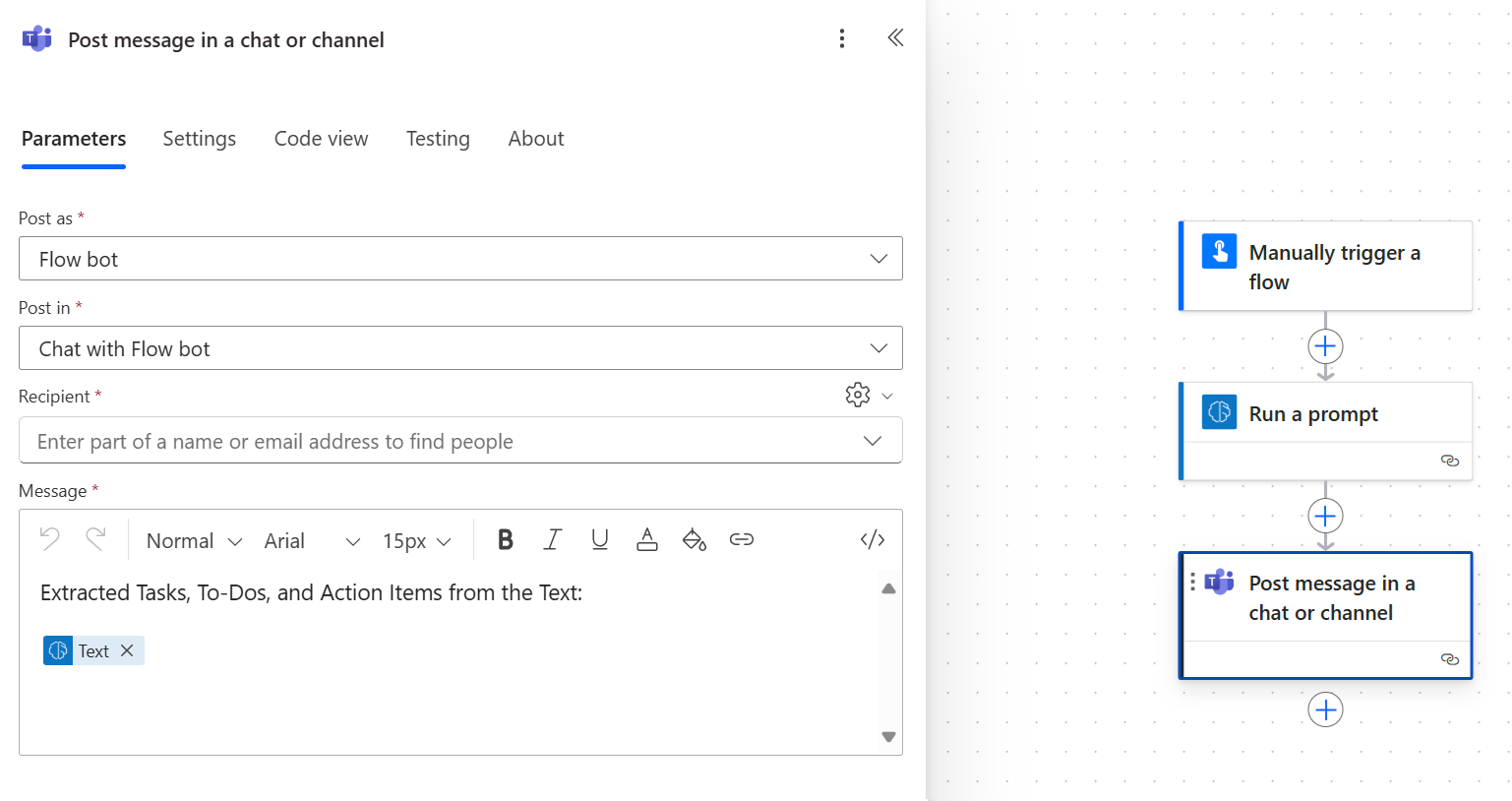 Use the prompt output.