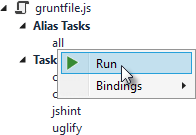 alias grunt tasks