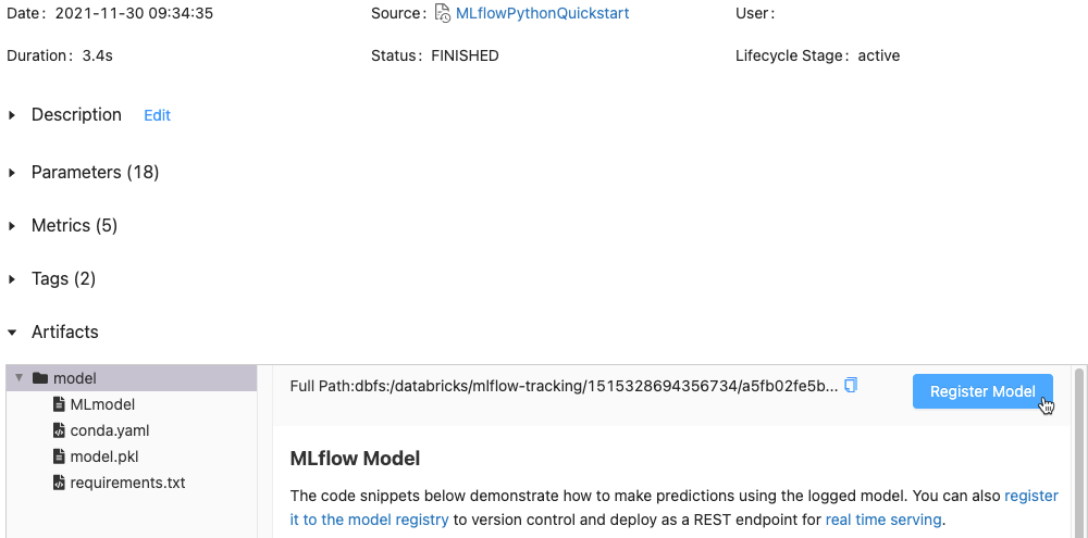 Register model