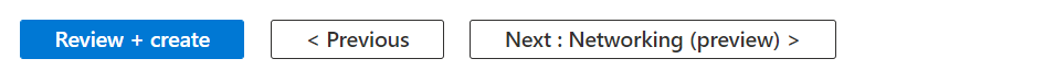 Screenshot of the Review and create button at the bottom of the page.