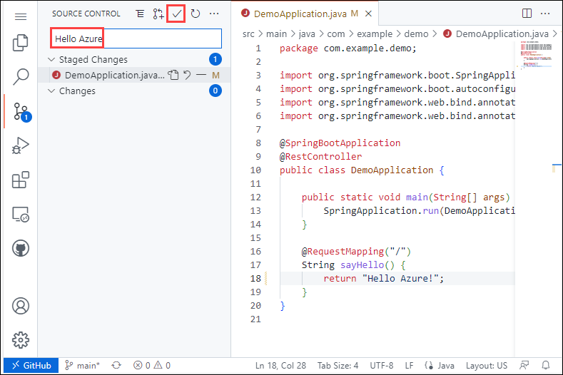 Quickstart Create A Java App On Azure App Service Azure App Service Microsoft Learn