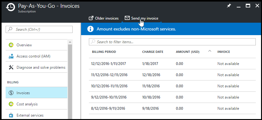 Screenshot that shows the opt-in flow.