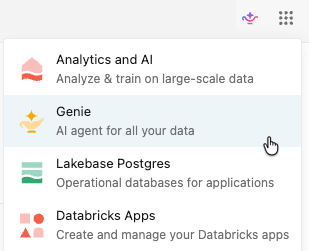 Switch to Genie UI