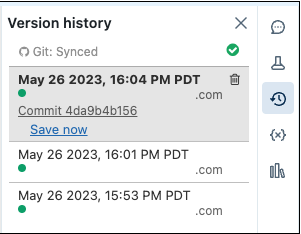 Version history