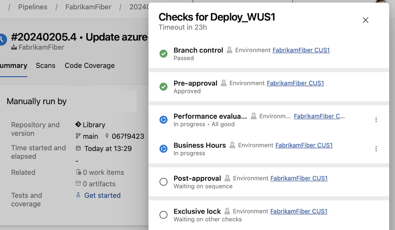 Screenshot of checks for deploy Screenshot of checks for deploy.