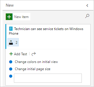 Work item, add more test cases