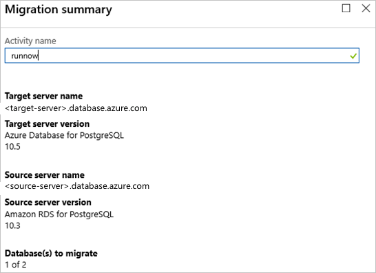 Migration Summary