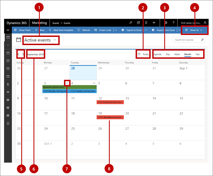 Features of the marketing calendar Features of the marketing calendar.