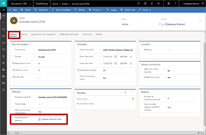 The portal payment gateway setting.