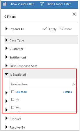 Add global filter fields.