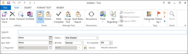 Track Tasks dialog box in Dynamics 365 apps Track Tasks dialog box in Dynamics 365 apps.