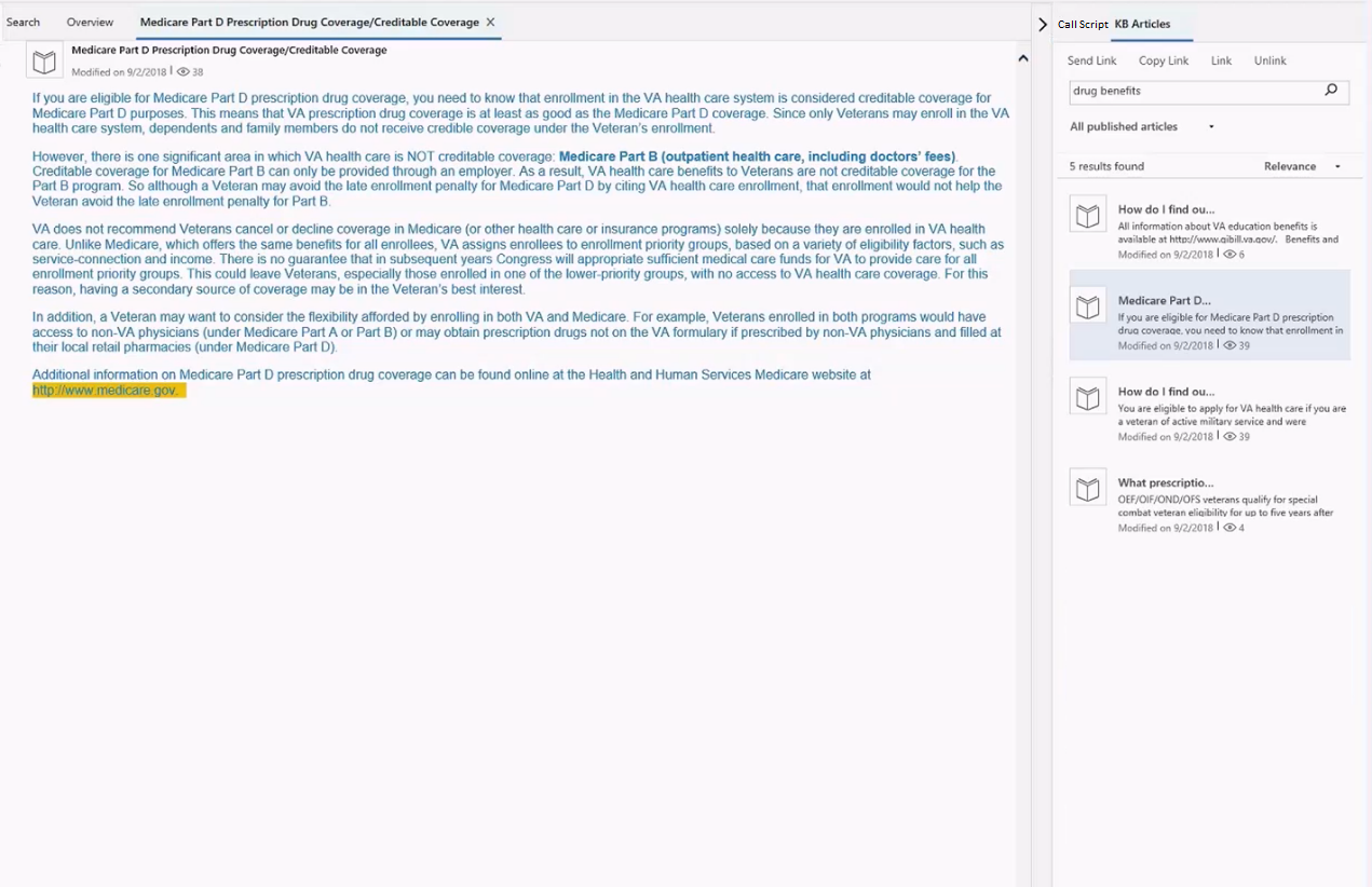 Omnichannel KB articles.