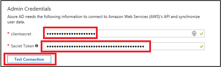 Screenshot of Admin Credentials dialog box.