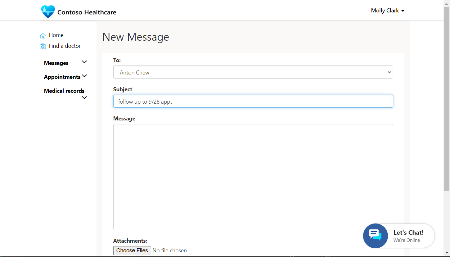 Patient Portal new message Patient Portal new message.
