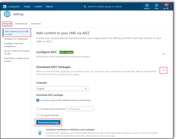 linkedin-learning-download-aicc-packages-screen