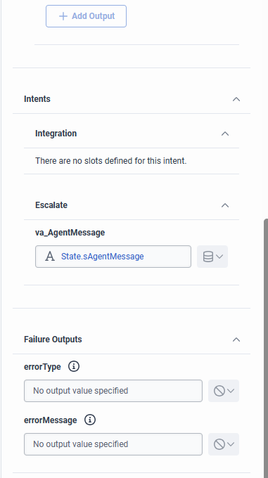 Screenshot showing the Genesys output.