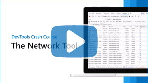 Thumbnail image for the DevTools Network tool video