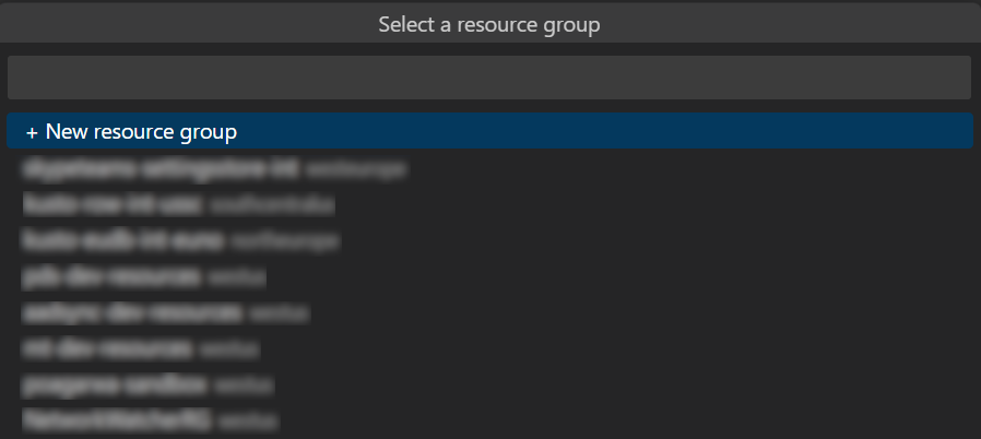 Screenshot showing resources for provisioning.