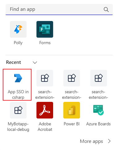 Screenshot of your app highlighted in red in Apps section.