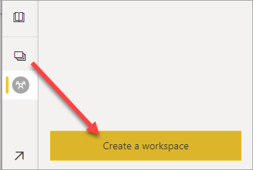 Screenshot of Create workspace.