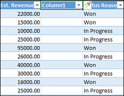 Customize the Excel template.