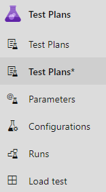 New test plan page Screenshot showing two identially named test plans that share a backend store.