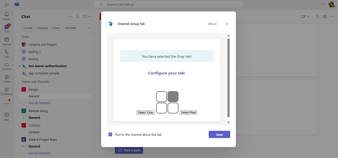 Gray Configure