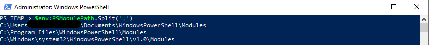 Powershell Module Paths