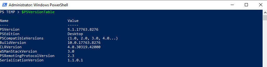 Windows Powershell
