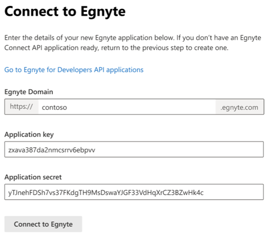 get started with egynte connect