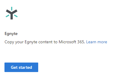 Egnyte start and connect 