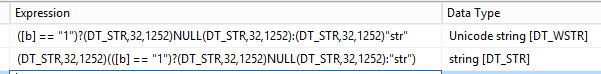 Casting strings in SSIS expressions Casting strings in SSIS expressions