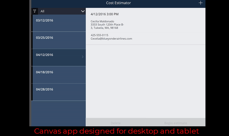 Demonstration of a desktop experience that isn't the same on a mobile device.